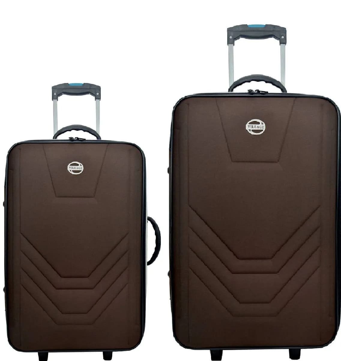 KIT CONJUNTO 2 MALAS VIAGEM VILLAGE ANAC - MÉDIA E GRANDE Swiss Marrom - 2