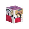 Chaleira Apito Inox Tramontina Vermelha Esmaltada 2,1 Litros - 4