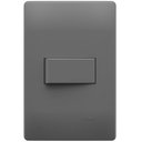 Ver imagem 1 de Conjunto Interruptor Simples 4x2 10A 250 Volts Habitat Onix - 06145784 - Fame