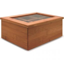 Caixa Porta Chá Bambu Com 6 Divisórias Yoi - 1