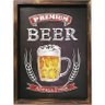 Placa Decorativa Madeira 30x40cm Premium Beer Mart - 1