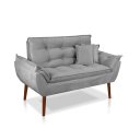 Ver imagem 1 de Kit 01 Namoradeira Opala + 02 Almofadas Cheias Suede