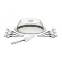 Ver imagem 1 de Jogo Para Servir Torta 9pc Aço Inox Tramontina