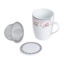 Ver imagem 1 de Caneca Tampa Filtro Porcelana Super White Rosé Lyor