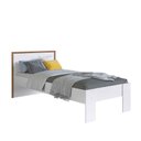 Ver imagem 2 de Cama de Solteiro para Colchões de 190x90cm Los Angeles Branco CM092 Art In Móveis