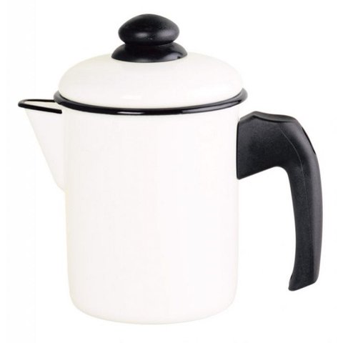 Leiteira Aço Esmaltado 16 1,8 litros Branco Ewel