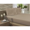 Ver imagem 1 de Lençol Avulso Kingsize Extra 280x290 Cor Caqui Soft