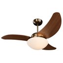 Ver imagem 1 de Ventilador de Teto Solano Cobre 3 Pás Marrom 127V - Tron