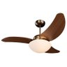 Ventilador de Teto Solano Cobre 3 Pás Marrom 127V - Tron - 1
