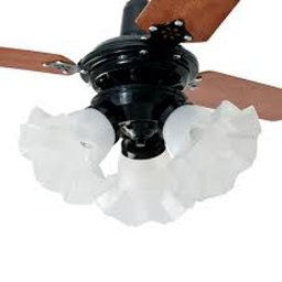 Ventilador de Teto Diamante Preto Loren Sid 3 Pás Mogno M3 - 220V - 2