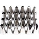 Ver imagem 3 de Kit com 24 Bicos de Confeitar em Inox com 01 Adaptador e 01 Caixa