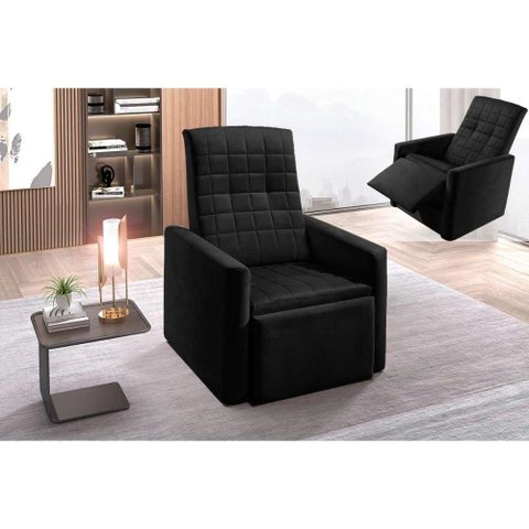Poltrona do Papai Poltrona Top 90cm Courano Preto - Paropas