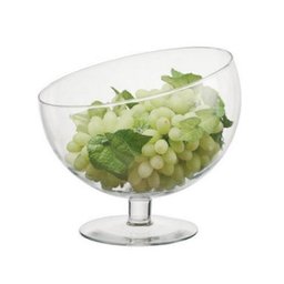 Taça Boca Torta, Bomboniere em Vidro 19x14cm - Festas, Buffet, Hotéis - 1,8 Litros - 2