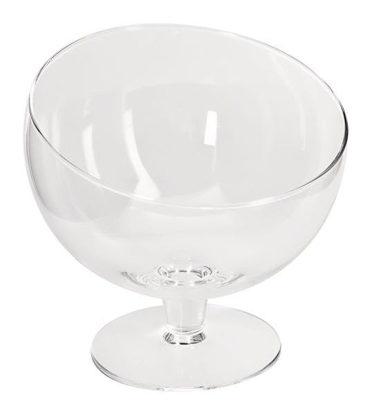 Taça Boca Torta, Bomboniere em Vidro 19x14cm - Festas, Buffet, Hotéis - 1,8 Litros
