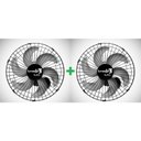 Ver imagem 1 de Ventilador de Parede Tufão 50cm Oscilante Preto Loren Sid - 2 Unid.