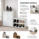 Ver imagem 3 de Sapateira Daniela com 2 Portas Organizador de Sapatos