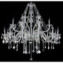 Ver imagem 1 de Lustre de Cristal Maria Thereza Transparente 21 Lâmpadas Arquitetizze