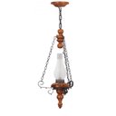 Ver imagem 1 de Lustre Pendente Medieval 1 lâmpada Rústico Vintage Madelustre