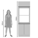 Ver imagem 4 de Torre Quente para 2 Fornos Glamy Branco e Rustic Madesa