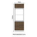 Ver imagem 6 de Torre Quente para 2 Fornos Glamy Branco e Rustic Madesa