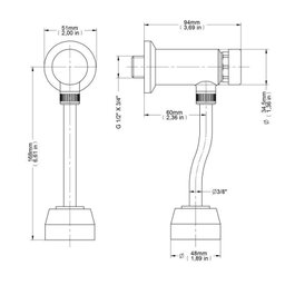 Válvula para Mictório Compact Cromado - Docol 17010306 - 2