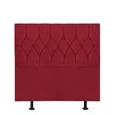 Ver imagem 1 de Cabeceira Estofada Cama Box Solteiro 100cm Istambul Corino Vermelho- Mabe Magazine