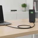 Ver mais imagens de Cabo Elg 2 Mts Preto USB-C para USB-C 2 Mts - TC1002