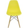 Kit 7 Cadeiras Charles Eames Eiffel Wood Design Amarela - 3