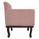 Ver imagem 6 de Poltrona Decorativa Classic Pés Luiz Xv Linho - Doce Sonho Móveis Rosê