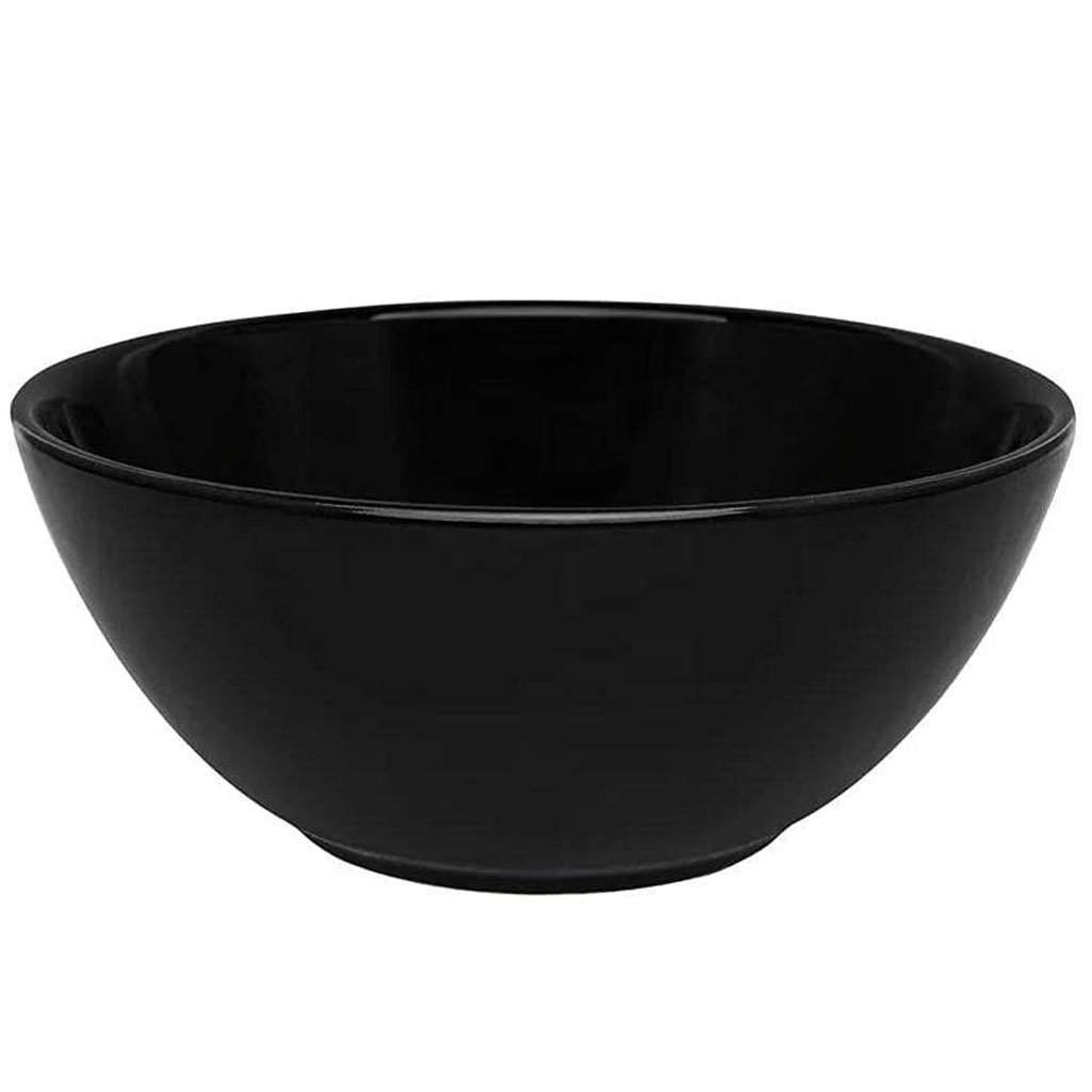 Kit 4 Tigelas Bowl Preta Oxford® Cerâmica 600Ml
