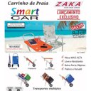 Ver imagem 5 de Carrinho De Praia SMart Car Zaka Com Avanço Para Caixa Térmica Vira Mesa