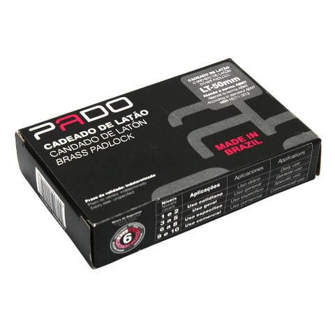 CADEADO DE LATÃO 50MM LT-50 PADO