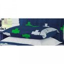 Ver imagem 3 de Jogo de Cama Crossing Solteiro Dupla Face Percal 180 Fios 03 Peças