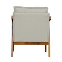 Ver imagem 4 de Poltrona Cadeira Vitoria Base Reforçada - Veludo Bege