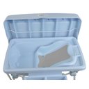Ver mais imagens de Banheira de Bebê com Suporte Desmontável e Trocador Millenia+ Baby Blue Burigotto