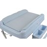Banheira de Bebê com Suporte Desmontável e Trocador Millenia+ Baby Blue Burigotto - 10