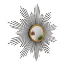 Ver imagem 2 de Espelho decorativo de parede redondo com moldura palitada Supernova Preto