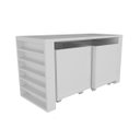 Ver imagem 3 de Rack com Baús e Porta Carrinhos Duplo Enoque 100% Mdf Woodcore