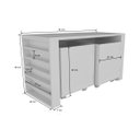 Ver imagem 4 de Rack com Baús e Porta Carrinhos Duplo Enoque 100% Mdf Woodcore