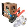 Kit Cabo Rede 50m Furukawa Cat5E + 1 Alicate de Crimpar + 20 Rj45 - 1