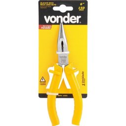 Alicate Bico Meia Cana Reto, 6", 1.000 V, Vonder - 3