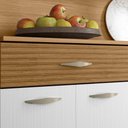 Ver imagem 4 de Armário de Cozinha 8 Portas 2 Gavetas Golden Plus Freijo/supremo/cp-ripado - Ssx Multicoisas