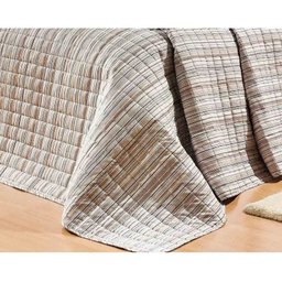 Kit Cobre Leito Casal Queen 03 Peças Versátil Verde Listrado - Bernadete Casa - 2