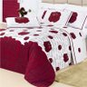 Kit Cobre Leito Casal Queen 200 Fios 03 Peças Craft Roses - Vilela - 2
