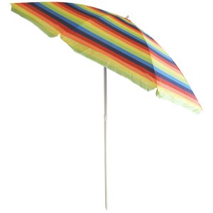 Guarda Sol Articulado Praia Grande 2,4 Metros Piscina Pesca Camping Importway Iwgsa-240 Colorido N00