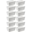 Ver imagem 1 de 12 Porta Sachês Guardanapos Uno Coza Branco Bares Buffet 11x6,5x5cm Mesa