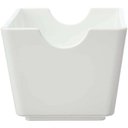 Ver imagem 3 de 12 Porta Sachês Guardanapos Uno Coza Branco Bares Buffet 11x6,5x5cm Mesa
