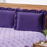Kit Colcha Luana Casal Queen 3 Peças Roxo - Valle Enxovais - 2