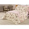 Kit Cobre Leito Casal Monterey 3 Peças Percal 180 Fios Gabriela - Vilela Enxovais - 1