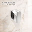 Ver imagem 4 de Cabide para Banheiro Gancho Suporte Toalhas, Roupas e Acessórios Inox - Kromus RT0301